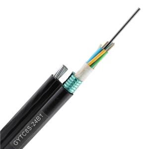 Wholesale GYTC8S Figure 8 Single Mode Fiber Optic Cable Armored Aerial Self - Supporting from china suppliers