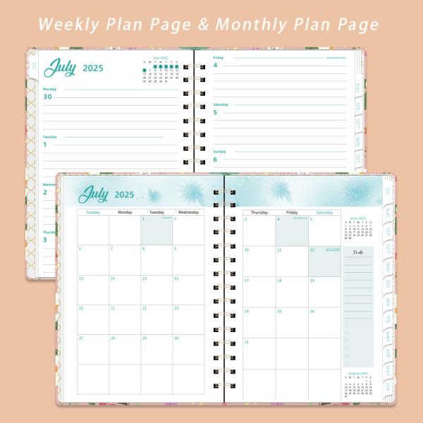 Custom A5 Spiral Notebook with Dot-Grid or Lined Paper
