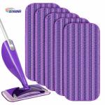 Replacement pad mop head with Swiffer Wet Jet 12-inch dry and wet microfiber mop