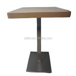 Customized Fast Food Restaurant Table with Modern Design in Antique Finish