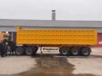 3 Axles 80-100tons 45cbm Rear Dumper Trailer Dump Tipper Semi Trailer in High