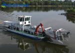 JULONG Customized River Cleaning Trash Skimmer Boat Price For Garbage Collection