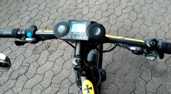 Portable Wireless Bike Computer Rechargeable Electric Bicycle Speedometer with