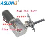 High Speed Low Rpm 12v DC Worm Gear Motor A5840 Righ Angle Worm Gear Box Reducer