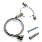 Steel Wire Rope Light Fitting Hanging Kit With Brass Cable Gripper