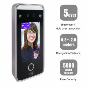 Wholesale Time Recording Face Biometric Attendance Machine Infrared Camera Live Face Detection from china suppliers