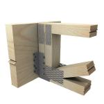 Galvanized Sheet Metal Roof Truss Connecting Brackets for Structural Steel