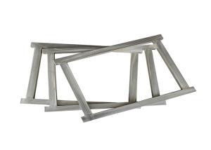 Wholesale Silver Silk Aluminum Screen Frame Corrosion Resistance For Advertisement / Display from china suppliers