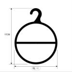 Wholesale Round Plastic Scarf Hanger Display Ring