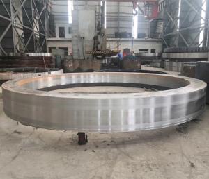 Wholesale ZG35CrMo Rotary Kiln Dryer For Cement Mining Machinery Tyre Plain Riding Ring from china suppliers