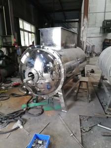 Wholesale Electric Heating Mixer Tank Double Layer Food Seasoning Horizontal Mixing Tank from china suppliers