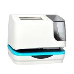 White Digital Time Recorder Touch Screen 5 Lines Electronic Date Time Stamp
