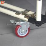 Heavy Duty Industrial Handpush Tote Cart White Lean Pipe Trolley