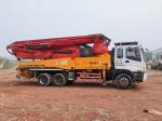 Used Sany 40-meter Concrete Pump Truck Adopts Isuzu Chassis, Which Is Economical