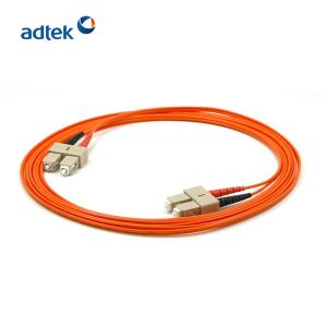 Wholesale LSZH / PVC Multimode Fiber Patch Cord OM1 SC/UPC TO SC/UPC Duplex Fiber Jumper from china suppliers