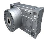 20 Hp ZLYJ Double Reduction Gearbox Right Angle Worm reducer