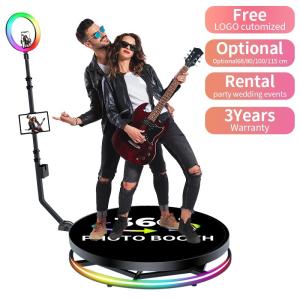 Wholesale Portable Automatic 360 Degree Spinning Overhead Photo Booth for iPad and Smartphone from china suppliers
