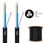 Aerial Self-Supported ASU Mini ADSS 12 Core Fiber Optic Cable Span 80m 100m