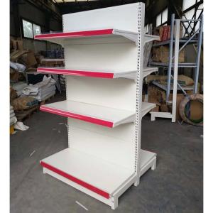 Wholesale Factory Customized color size double-sided shelves supermarket metal from china suppliers
