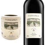 Texture Paper Wine Private Label CMYK / Pantone Printing Customized