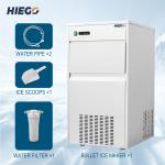25kg Commercial Bullet Ice Maker Machine 240w Countertop Pebble Ice Maker