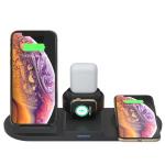 3 In 1 Wireless Charger Dock Station 10W 15w Qi Wireless Charging Thermostatic