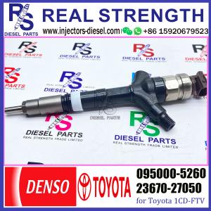Wholesale Common Rail Fuel Injector 095000-5260 095000-5261 095000-5262 23670-27050 2367027050 For Toyota Corolla 1CD-FTV from china suppliers