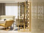 Hairline Gold Metal Screens For Facade/Wall Cladding/ Curtain Wall/Ceiling