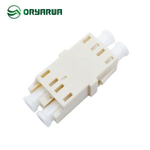 Wholesale Flangeless SM MM Duplex LC Fiber Optic Adapter Integrated Type from china suppliers