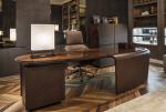 Lacquer Hardwood Office Desk 2.2x0.76m With Storage Solid Wood