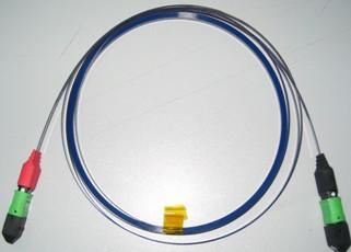 Male To Female MTP / MPO Jumper - FC / SC 0.35dB Insertion Loss High Density