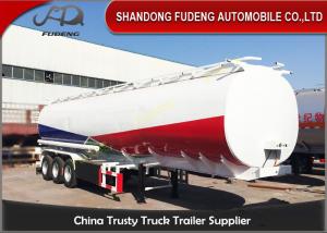 Tri-Axles Fuel Tanker Semi Trailers 6 Compartments Crude Oil Tanker Trailers