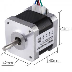 Wholesale 42Ncm 1.7A 2 Phase 3D Printer Components Nema 17 Stepper Motor High Torque from china suppliers