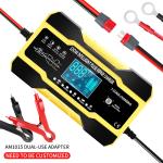 12V 24V 10A 7 Stage Intelligent Pulse Repair Charger With LED Display