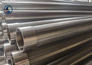 Wholesale Stainless Steel 304 Wire Wrapped Screen Wound Wedge Pipe 3 Inches from china suppliers