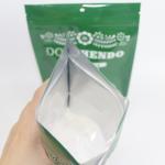 Logo Printed glossy Finish Food Stand Up Small Mylar Plastic Resealable