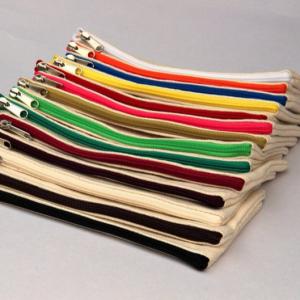 Wholesale Zipper Closure 10x15cm 8oz Canvas Pouch Bag For Make Up Brush from china suppliers