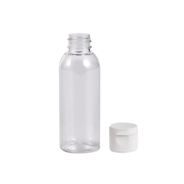 Tassel 50ml 100ml 120ml 250ml plastic shampoo bottles With Flip Top Cap for