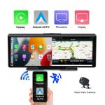 10" AHD1080P Rearview Wifi Car Play Dashboard Media Player GPS Navigation