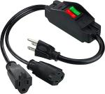 Optional 125V 15A NEMA 5-15 Plug to 515 Dual Outlets US 3Pin On Off Switch Power