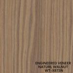 Top A Engineered Wood Veneer Natural Walnut Quater Crown Grain 2030/2500/2800