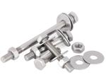 Stainless Steel A2-70 M8 M12 Hex Bolts Grade 8.8 Galvanized for Heavy Duty