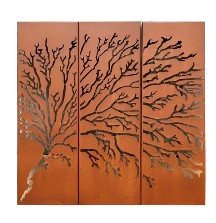Laser Cut Decorative Metal Screen Panel Stainless Steel Living Room Furniture Room Divider