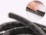 Card Slot Wool Pile Weather Strip Brush Pile Seals With Fin