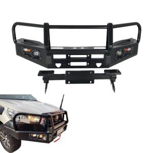 Wholesale Black Front Bumper for Toyota Hilux 2018-2019 for Off-Road Adventures from china suppliers
