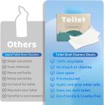 Multi Functional Toilet Bowl Cleaner Strips Quick Dissolve Disposable