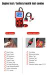 OBD II ABS Konnwei Car Battery Tester 9 Languages TFT Screen
