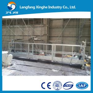 Wholesale Skylift suspended scaffolding , zlp aerial working platform , construction facade cleaning gondola , rope cradle from china suppliers
