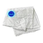 Soft and Gentle Touch Pure Cotton Pure White Cut Used Bed Sheets Rags for