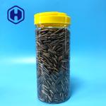 PET Food Canning Tall Smell Proof Airtight Plastic Jar For Chocolates Pasta